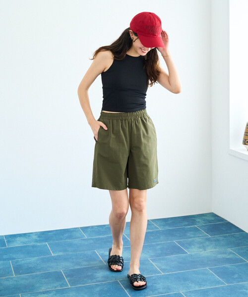 FREAK'S STORE(フリークスストア)の「限定展開 ナイロン ハーフ ショーツ(その他パンツ・レディース・ベージュ/オレンジ/ネイビー/ブルー/ブラック/オリーブ・SMALL/MEDIUM)」の12枚目の写真