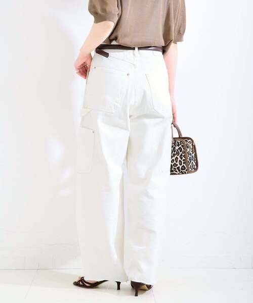 B.C STOCK(ベーセーストック)の「《追加》ウォッシャブル / DU JOUR / デュ ジュール BARREL PAINTER JEAN(デニムパンツ・レディース・ライトブルー/スカイブルー/ベージュ/ホワイト/ピンク・36/38)」の12枚目の写真