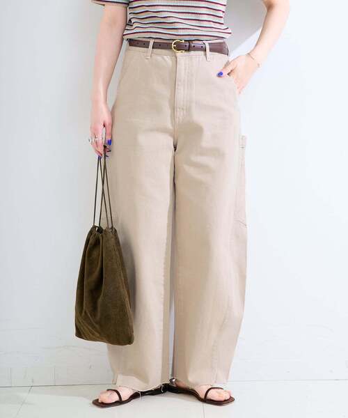 B.C STOCK(ベーセーストック)の「《追加》ウォッシャブル / DU JOUR / デュ ジュール BARREL PAINTER JEAN(デニムパンツ・レディース・ライトブルー/スカイブルー/ベージュ/ホワイト/ピンク・36/38)」の17枚目の写真