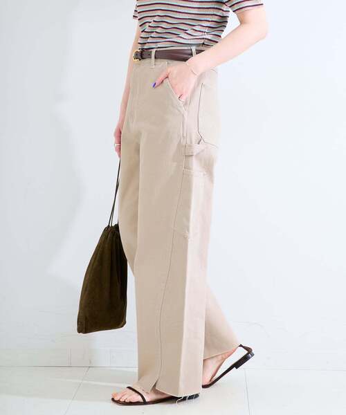 B.C STOCK(ベーセーストック)の「《追加》ウォッシャブル / DU JOUR / デュ ジュール BARREL PAINTER JEAN(デニムパンツ・レディース・ライトブルー/スカイブルー/ベージュ/ホワイト/ピンク・36/38)」の19枚目の写真