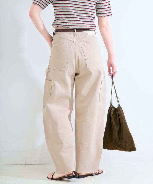 B.C STOCK(ベーセーストック)の「《追加》ウォッシャブル / DU JOUR / デュ ジュール BARREL PAINTER JEAN(デニムパンツ・レディース・ライトブルー/スカイブルー/ベージュ/ホワイト/ピンク・36/38)」の20枚目の写真