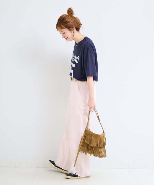 B.C STOCK(ベーセーストック)の「《追加》ウォッシャブル / DU JOUR / デュ ジュール BARREL PAINTER JEAN(デニムパンツ・レディース・ライトブルー/スカイブルー/ベージュ/ホワイト/ピンク・36/38)」の12枚目の写真