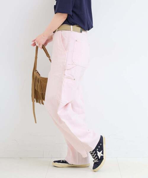 B.C STOCK(ベーセーストック)の「《追加》ウォッシャブル / DU JOUR / デュ ジュール BARREL PAINTER JEAN(デニムパンツ・レディース・ライトブルー/スカイブルー/ベージュ/ホワイト/ピンク・36/38)」の15枚目の写真