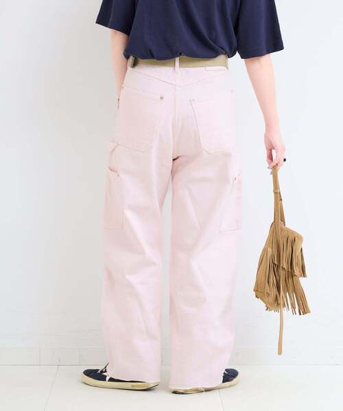 B.C STOCK(ベーセーストック)の「《追加》ウォッシャブル / DU JOUR / デュ ジュール BARREL PAINTER JEAN(デニムパンツ・レディース・ライトブルー/スカイブルー/ベージュ/ホワイト/ピンク・36/38)」の16枚目の写真