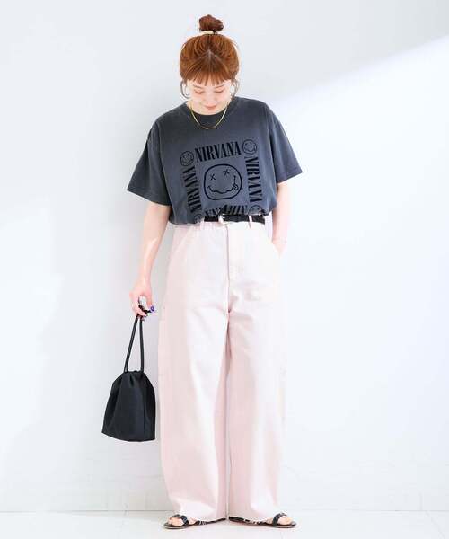 B.C STOCK(ベーセーストック)の「《追加》ウォッシャブル / DU JOUR / デュ ジュール BARREL PAINTER JEAN(デニムパンツ・レディース・ライトブルー/スカイブルー/ベージュ/ホワイト/ピンク・36/38)」の17枚目の写真