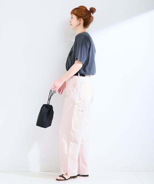 B.C STOCK(ベーセーストック)の「《追加》ウォッシャブル / DU JOUR / デュ ジュール BARREL PAINTER JEAN(デニムパンツ・レディース・ライトブルー/スカイブルー/ベージュ/ホワイト/ピンク・36/38)」の18枚目の写真