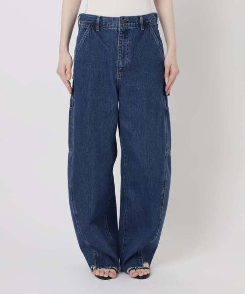 B.C STOCK(ベーセーストック)の「《追加》ウォッシャブル / DU JOUR / デュ ジュール BARREL PAINTER JEAN(デニムパンツ・レディース・ライトブルー/スカイブルー/ベージュ/ホワイト/ピンク・36/38)」の21枚目の写真