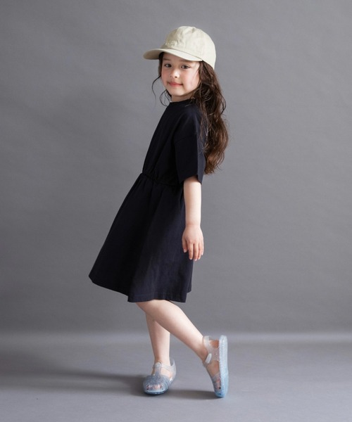DRC branshes(ディーアールシーブランシェス)の「【WEB限定/DRC】BACKロゴ切替半袖ワンピース(ワンピース・キッズ・ブラック/ラベンダー/ピンク/ブルーグレー・140/150/120/130/110/100)」の22枚目の写真
