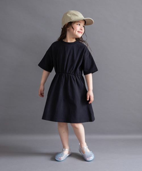 DRC branshes(ディーアールシーブランシェス)の「【WEB限定/DRC】BACKロゴ切替半袖ワンピース(ワンピース・キッズ・ブラック/ラベンダー/ピンク/ブルーグレー・140/150/120/130/110/100)」の21枚目の写真