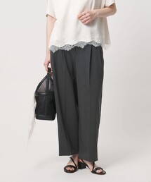 UNITED ARROWS | タック テーパード クロップド パンツ(スラックス)
