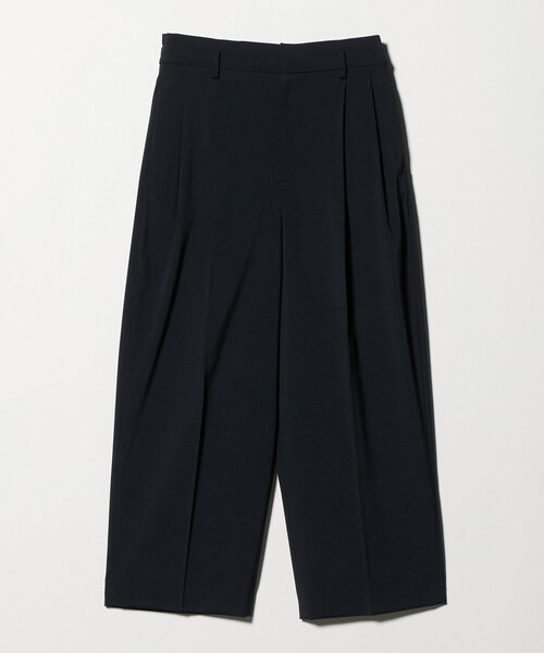 UNITED ARROWS(ユナイテッドアローズ)の「タック テーパード クロップド パンツ(スラックス・レディース・ネイビー/ダークグレー/オフホワイト・36/38)」の20枚目の写真