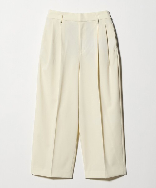 UNITED ARROWS(ユナイテッドアローズ)の「タック テーパード クロップド パンツ(スラックス・レディース・ネイビー/ダークグレー/オフホワイト・36/38)」の12枚目の写真