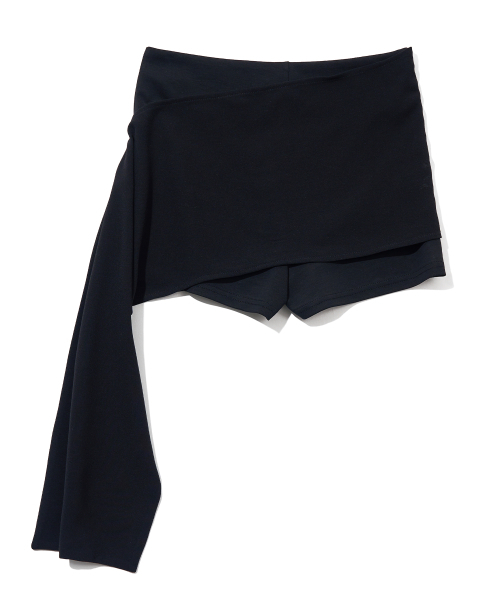 YOUHEE(ユヒ)の「SLOGAN SKIRT PANTS_BLACK(その他パンツ・レディース・その他・SMALL/MEDIUM)」の3枚目の写真
