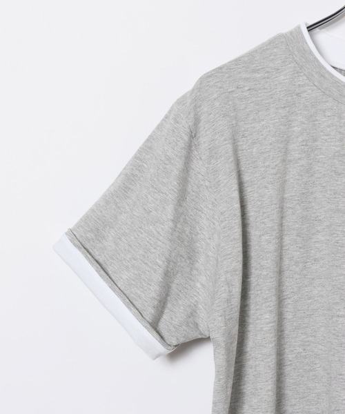 BAYFLOW（ベイフロー）の「ターンバックスリーブＴシャツ（Tシャツ/カットソー・レディース・ブラウン/グレー/チャコール・FREE）」の21枚目の写真