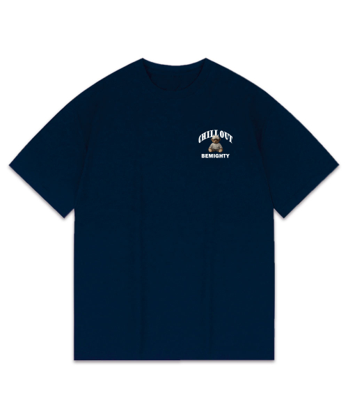 BEMIGHTY（ビーマイティー）の「チルアウトベアドローイングオーバーサイズ半袖Tシャツ[ブラック]（Tシャツ/カットソー・メンズ・その他・LARGE/X-LARGE/XX-LARGE）」の3枚目の写真