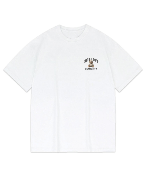 BEMIGHTY（ビーマイティー）の「チルアウトベアドローイングオーバーサイズ半袖Tシャツ[ブラック]（Tシャツ/カットソー・メンズ・その他・LARGE/X-LARGE/XX-LARGE）」の4枚目の写真