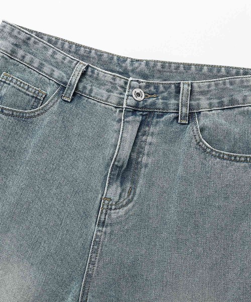 HOOK(フック)の「HOOK ダメージデニムハーフパンツ (SS)(デニムパンツ・メンズ・ブルー/ブラック・M/S/L)」の17枚目の写真