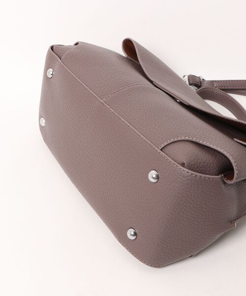 LAULEN(ローレン)の「curve flap 2way handbag / カーブフラップ 2wayハンドバッグ(ハンドバッグ・レディース・アイボリー/ブルー/ブラウン/モカ/グレー/ブラック・FREE)」の9枚目の写真