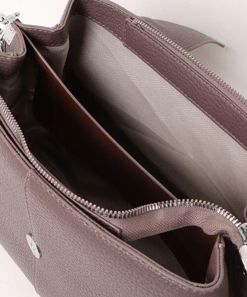 LAULEN(ローレン)の「curve flap 2way handbag / カーブフラップ 2wayハンドバッグ(ハンドバッグ・レディース・アイボリー/ブルー/ブラウン/モカ/グレー/ブラック・FREE)」の8枚目の写真