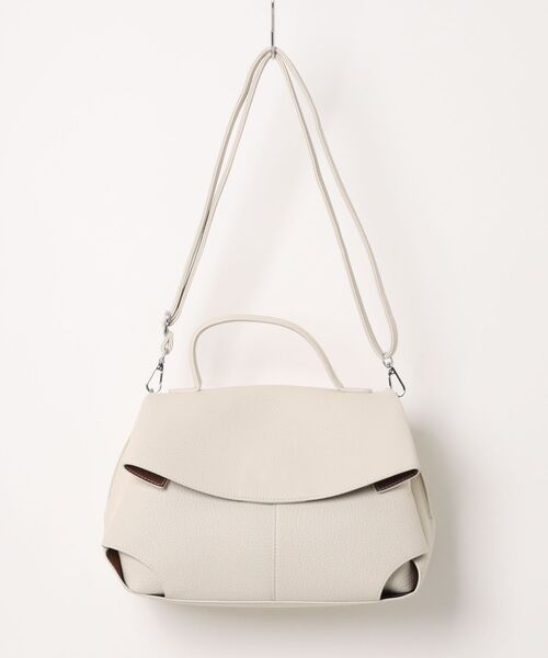 LAULEN(ローレン)の「curve flap 2way handbag / カーブフラップ 2wayハンドバッグ(ハンドバッグ・レディース・アイボリー/ブルー/ブラウン/モカ/グレー/ブラック・FREE)」の22枚目の写真