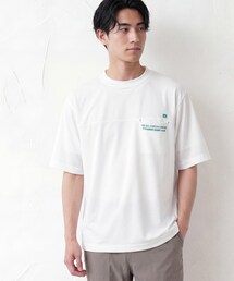 Dessin（デッサン）の「【吸水速乾/UVカット】メッシュ素材 スポーティTシャツ（Tシャツ/カットソー）」