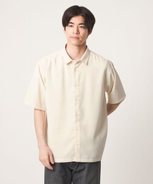 【WEB限定】JUST fit ソフトドレープ ボックスシルエット 半袖 シャツ