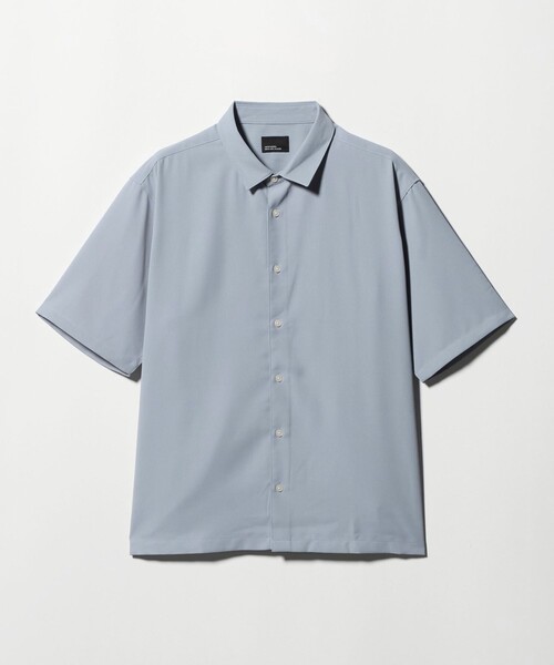 green label relaxing(グリーンレーベルリラクシング)の「【WEB限定】JUST fit ソフトドレープ ボックスシルエット 半袖 シャツ(シャツ/ブラウス・メンズ・ライトグレー/ダークグレー/ネイビー/オフホワイト・M/L/XL/S)」の8枚目の写真