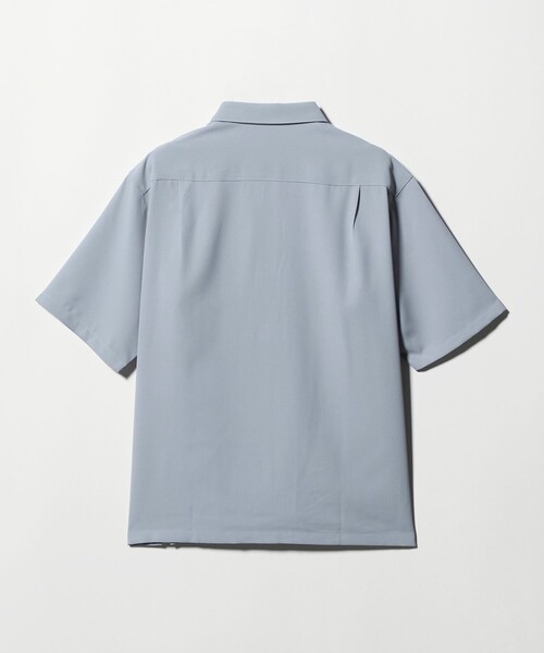 green label relaxing(グリーンレーベルリラクシング)の「【WEB限定】JUST fit ソフトドレープ ボックスシルエット 半袖 シャツ(シャツ/ブラウス・メンズ・ライトグレー/ダークグレー/ネイビー/オフホワイト・M/L/XL/S)」の9枚目の写真