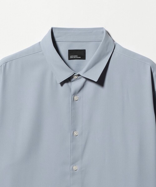 green label relaxing(グリーンレーベルリラクシング)の「【WEB限定】JUST fit ソフトドレープ ボックスシルエット 半袖 シャツ(シャツ/ブラウス・メンズ・ライトグレー/ダークグレー/ネイビー/オフホワイト・M/L/XL/S)」の10枚目の写真