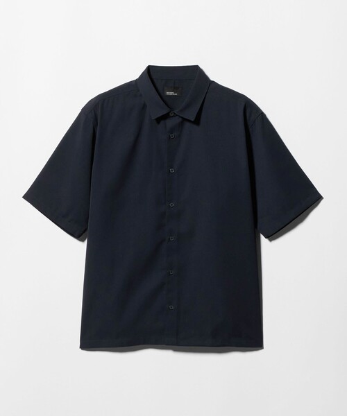green label relaxing(グリーンレーベルリラクシング)の「【WEB限定】JUST fit ソフトドレープ ボックスシルエット 半袖 シャツ(シャツ/ブラウス・メンズ・ライトグレー/ダークグレー/ネイビー/オフホワイト・M/L/XL/S)」の21枚目の写真