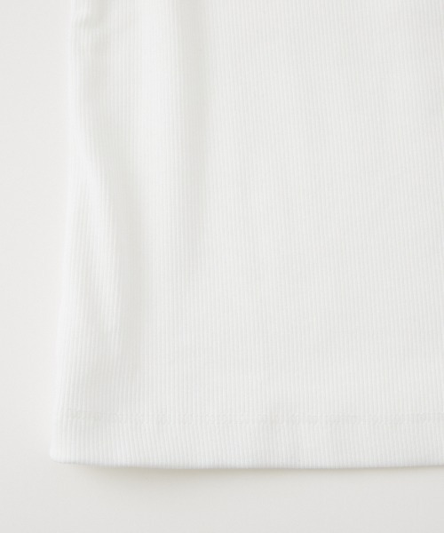 Calvin Klein（カルバン・クライン）の「[Calvin Klein/カルバンクライン] 2X2 ロゴプリント リブタンクトップ（タンクトップ・レディース・ホワイト・XS）」の16枚目の写真