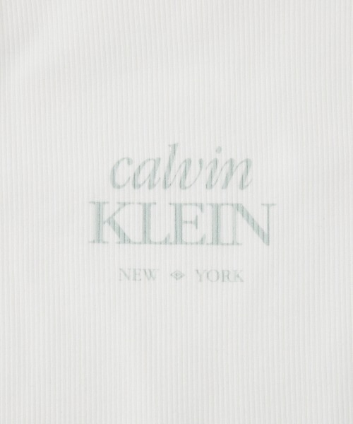 Calvin Klein（カルバン・クライン）の「[Calvin Klein/カルバンクライン] 2X2 ロゴプリント リブタンクトップ（タンクトップ・レディース・ホワイト・XS）」の17枚目の写真