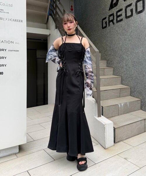 RMAF｜リマインドミーアンドフォーエバーのワンピース（ブラック/黒色