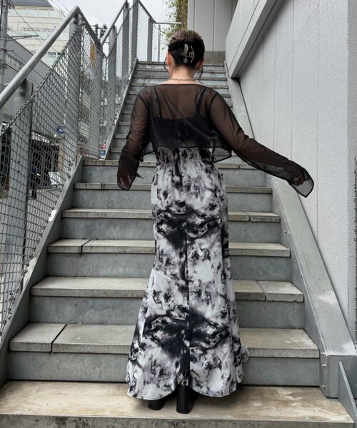 Mavie..7(メヴィセットゥ)の「【Mavie..7】《S,Mサイズ展開》サイドレースUPジャンスカ(ワンピース・レディース・その他1/ブラック・SMALL/MEDIUM)」の7枚目の写真