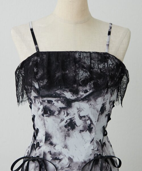 Mavie..7(メヴィセットゥ)の「【Mavie..7】《S,Mサイズ展開》サイドレースUPジャンスカ(ワンピース・レディース・その他1/ブラック・SMALL/MEDIUM)」の14枚目の写真