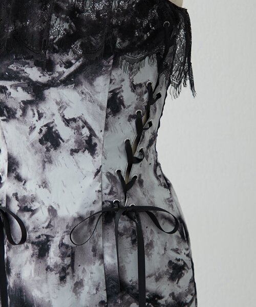 Mavie..7(メヴィセットゥ)の「【Mavie..7】《S,Mサイズ展開》サイドレースUPジャンスカ(ワンピース・レディース・その他1/ブラック・SMALL/MEDIUM)」の15枚目の写真