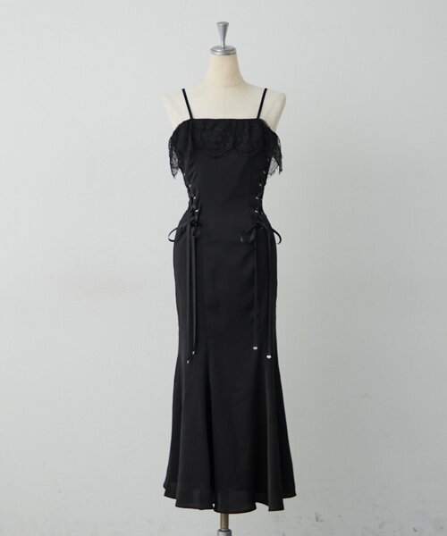 Mavie..7(メヴィセットゥ)の「【Mavie..7】《S,Mサイズ展開》サイドレースUPジャンスカ(ワンピース・レディース・その他1/ブラック・SMALL/MEDIUM)」の22枚目の写真