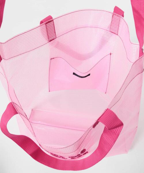 URBAN RESEARCH Sonny Label(アーバンリサーチサニーレーベル)の「ポーチ付ビッグプールバッグ(トートバッグ・レディース・ピンク/ミント/クリア・ONE)」の15枚目の写真