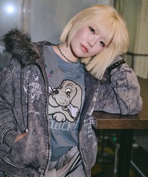 【GALFY】大ダメージロンTEE / 【ガルフィー】大ダメージ長袖Tシャツ