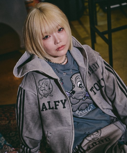 GALFY(ガルフィー)の「【GALFY】大ダメージロンTEE / 【ガルフィー】大ダメージ長袖Tシャツ(Tシャツ/カットソー・メンズ・ベージュ/ブルーグレー/チャコール・L/XL)」の21枚目の写真