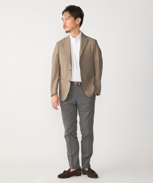 SHIPS（シップス）の「SHIPS:〈FUNCTION〉MADE IN JAPAN ライト メッシュ ジャケット（テーラードジャケット・メンズ・ライトブラウン・MEDIUM/LARGE）」の22枚目の写真