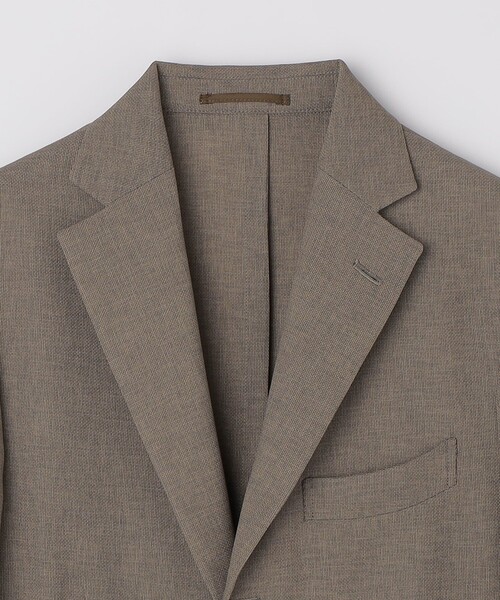 SHIPS（シップス）の「SHIPS:〈FUNCTION〉MADE IN JAPAN ライト メッシュ ジャケット（テーラードジャケット・メンズ・ライトブラウン・MEDIUM/LARGE）」の16枚目の写真