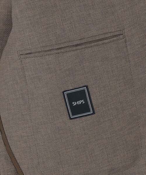 SHIPS（シップス）の「SHIPS:〈FUNCTION〉MADE IN JAPAN ライト メッシュ ジャケット（テーラードジャケット・メンズ・ライトブラウン・MEDIUM/LARGE）」の13枚目の写真