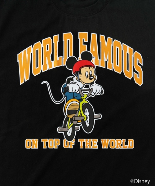 and D. petit main(アンドディープティマイン)の「【親子リンク】【Disney】【DAD】スポーツ半袖Tシャツ(Tシャツ/カットソー・レディース・ブラック/ホワイト・F)」の4枚目の写真
