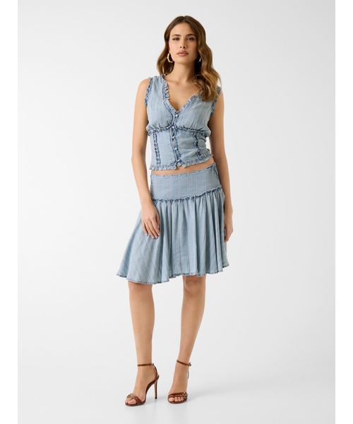 REBECA Top トップス キャミソール タンクトップ デニム | GUESS(ゲス