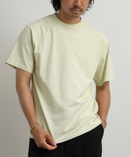 SCREEN STARS（スクリーンスターズ）の「【SCREEN STARS/スクリーンスターズ】別注16/-リングスパン杢製品染めT 26SS（Tシャツ/カットソー・メンズ・サックスブルー/イエロー/ライトグレー/ホワイト・M/XL/L）」の4枚目の写真