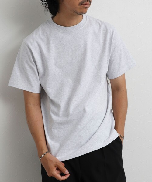 SCREEN STARS（スクリーンスターズ）の「【SCREEN STARS/スクリーンスターズ】別注16/-リングスパン杢製品染めT 26SS（Tシャツ/カットソー・メンズ・サックスブルー/イエロー/ライトグレー/ホワイト・M/XL/L）」の3枚目の写真