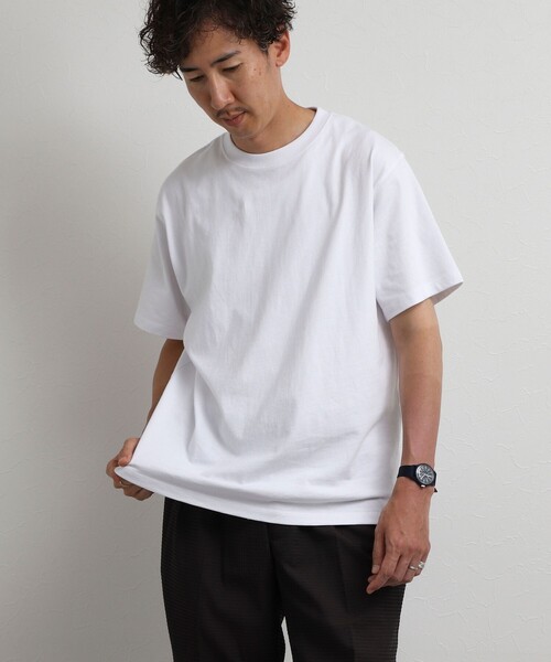SCREEN STARS（スクリーンスターズ）の「【SCREEN STARS/スクリーンスターズ】別注16/-リングスパン杢製品染めT 26SS（Tシャツ/カットソー・メンズ・サックスブルー/イエロー/ライトグレー/ホワイト・M/XL/L）」の11枚目の写真