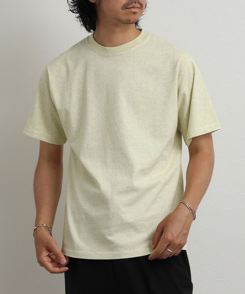 SCREEN STARS（スクリーンスターズ）の「【SCREEN STARS/スクリーンスターズ】別注16/-リングスパン杢製品染めT 26SS（Tシャツ/カットソー・メンズ・サックスブルー/イエロー/ライトグレー/ホワイト・M/XL/L）」の20枚目の写真