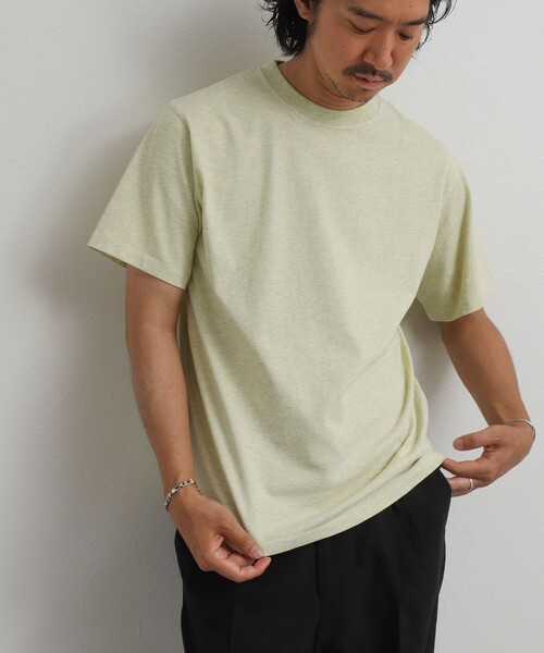 SCREEN STARS（スクリーンスターズ）の「【SCREEN STARS/スクリーンスターズ】別注16/-リングスパン杢製品染めT 26SS（Tシャツ/カットソー・メンズ・サックスブルー/イエロー/ライトグレー/ホワイト・M/XL/L）」の21枚目の写真